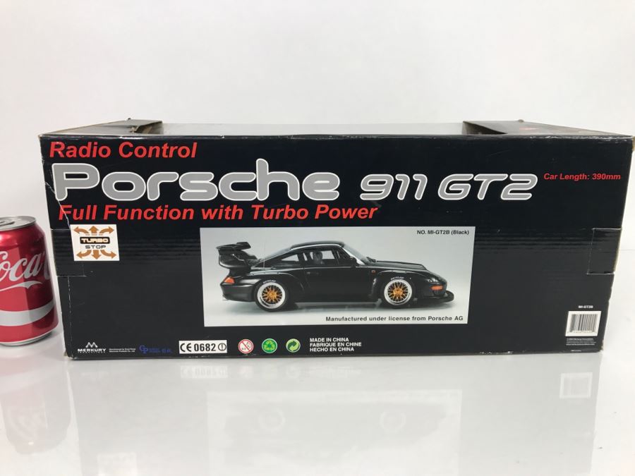 JUST ADDED - Porsche 911 GT2 Remoted Controlled Car In Box - Body Of Car Appears To Be Damaged Inside Box [Photo 11]