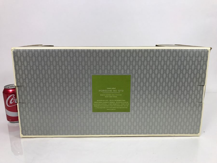  	JUST ADDED - Porsche 911 GT2 Remoted Controlled Car In Box - Body Of Car Appears To Be Damaged Inside Box [Photo 11]