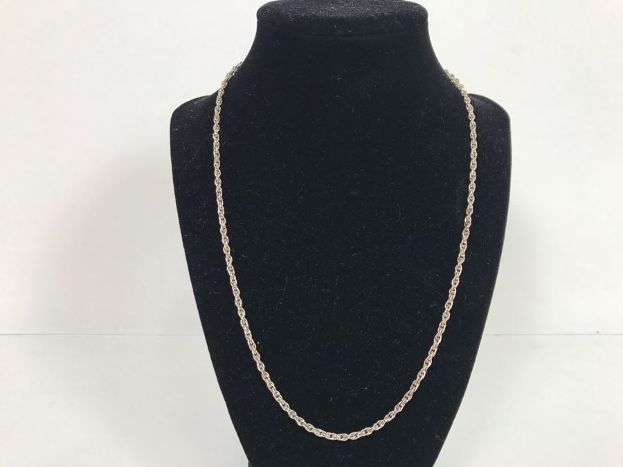 JUST ADDED - Sterling Silver Italian Chain Necklace 12g [Photo 2]
