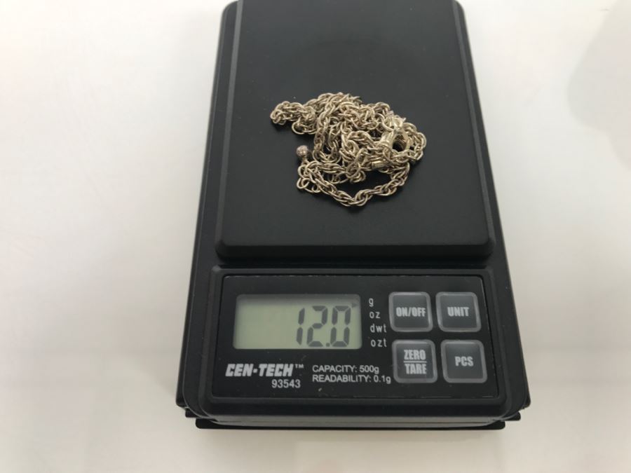 JUST ADDED - Sterling Silver Italian Chain Necklace 12g [Photo 8]