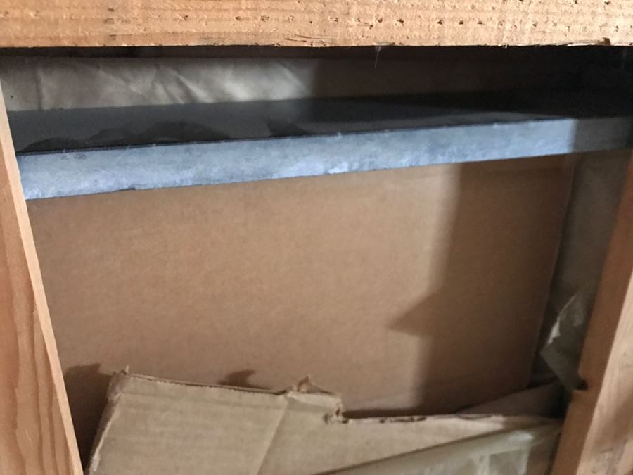 JUST ADDED - Italian Black Marble Top Cocktail Table METROPOLIS - Slight Crack In Marble Top - Comes With Extra Marble Top In Shipping Crate 43' X 43' [Photo 18]