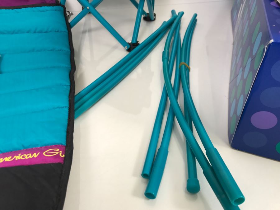 JUST ADDED - American Girl Doll Camping Set With Tent, Sleeping Bag And Folding Chair [Photo 6]