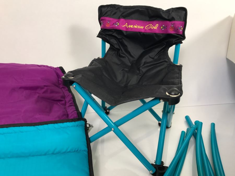 JUST ADDED - American Girl Doll Camping Set With Tent, Sleeping Bag And Folding Chair [Photo 7]