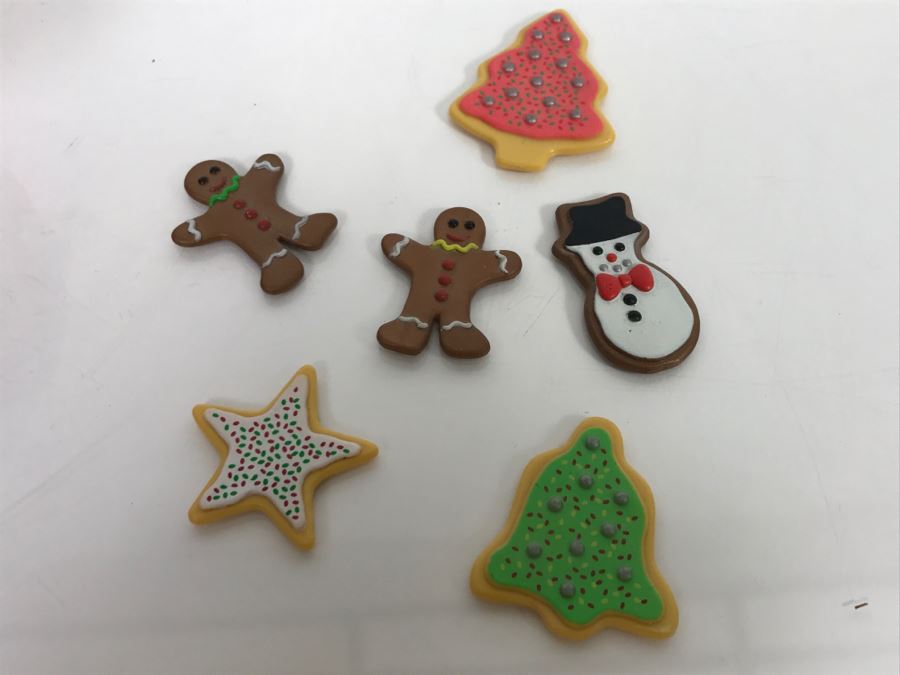 JUST ADDED - American Girl Doll Accessories Cookie Cutters, Rolling Pin, Cookies, Easter Basket With Bunny [Photo 4]