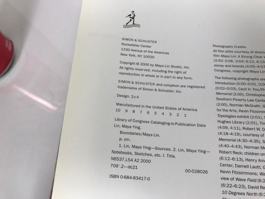 Maya Lin Boundaries Book, Chinese Art Book And Japanese Art Book [Photo 5]