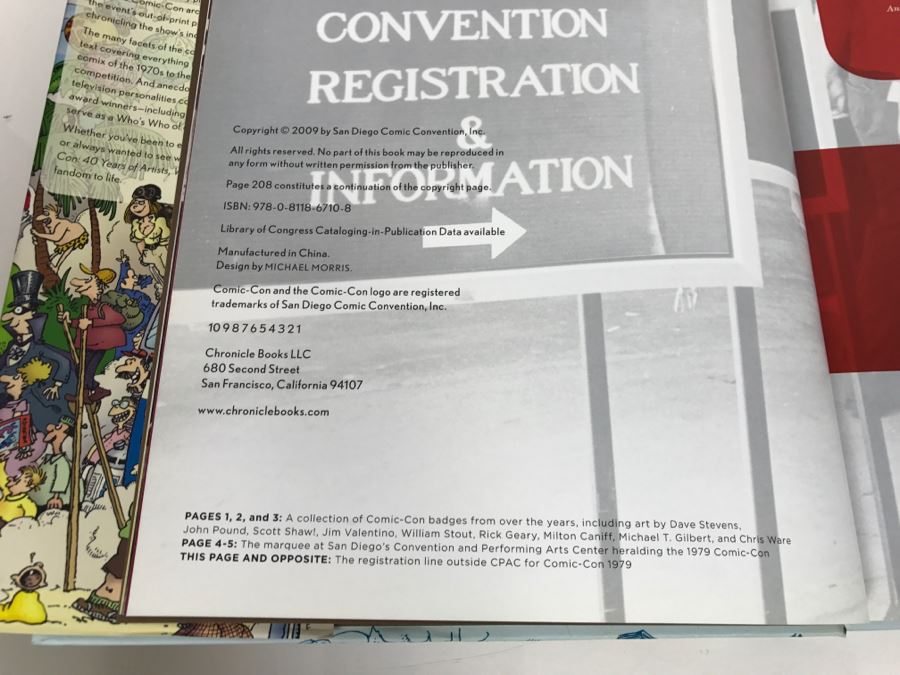 Comic-Con 40 Years Of Artists, Writers, Fans & Friends Hardcover Book Foreword By Ray Bradbury 2009 Chronicle Books [Photo 8]