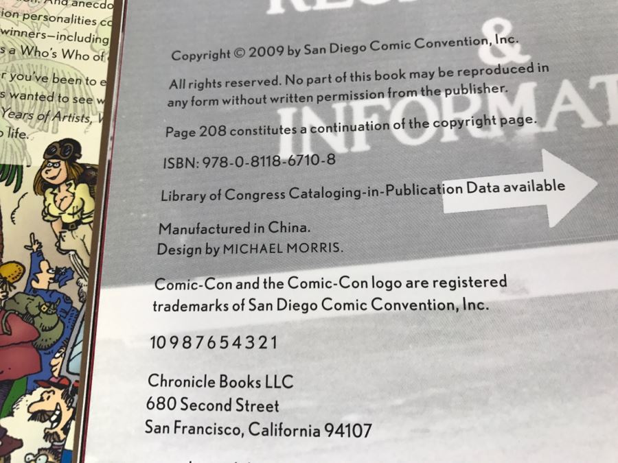 Comic-Con 40 Years Of Artists, Writers, Fans & Friends Hardcover Book Foreword By Ray Bradbury 2009 Chronicle Books [Photo 9]