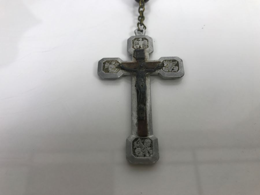 JUST ADDED - Vintage Beaded Rosary Necklace [Photo 3]