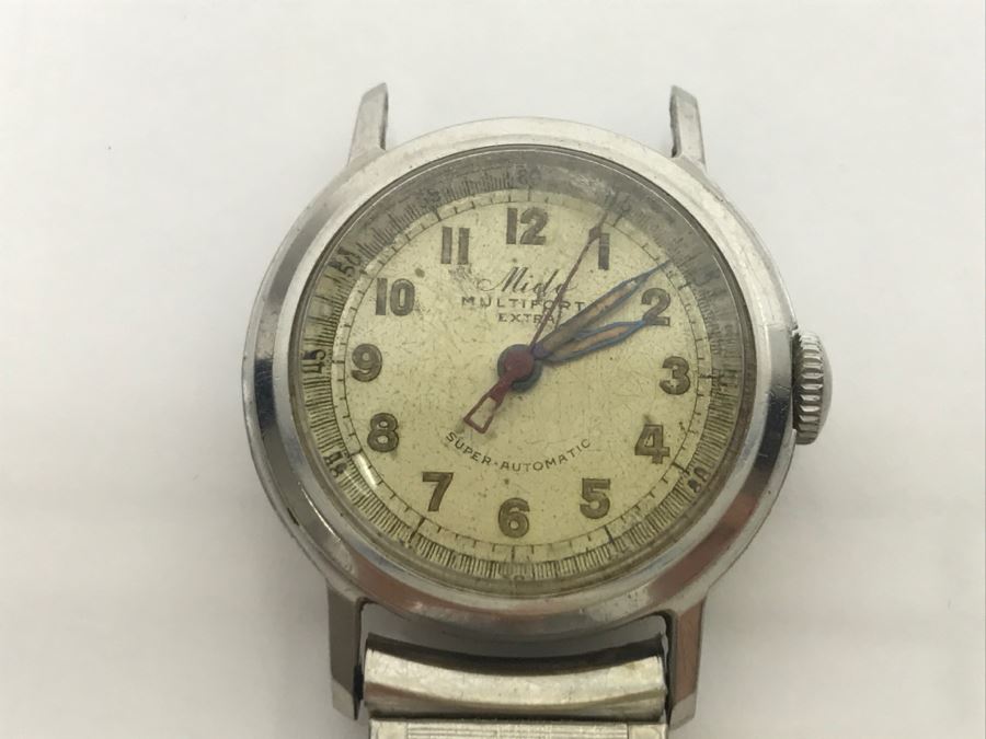 JUST ADDED - Vintage Men's Mido Multifort Extra Super-Automatic Watch - Needs Pin To Connect Band To Watch [Photo 4]