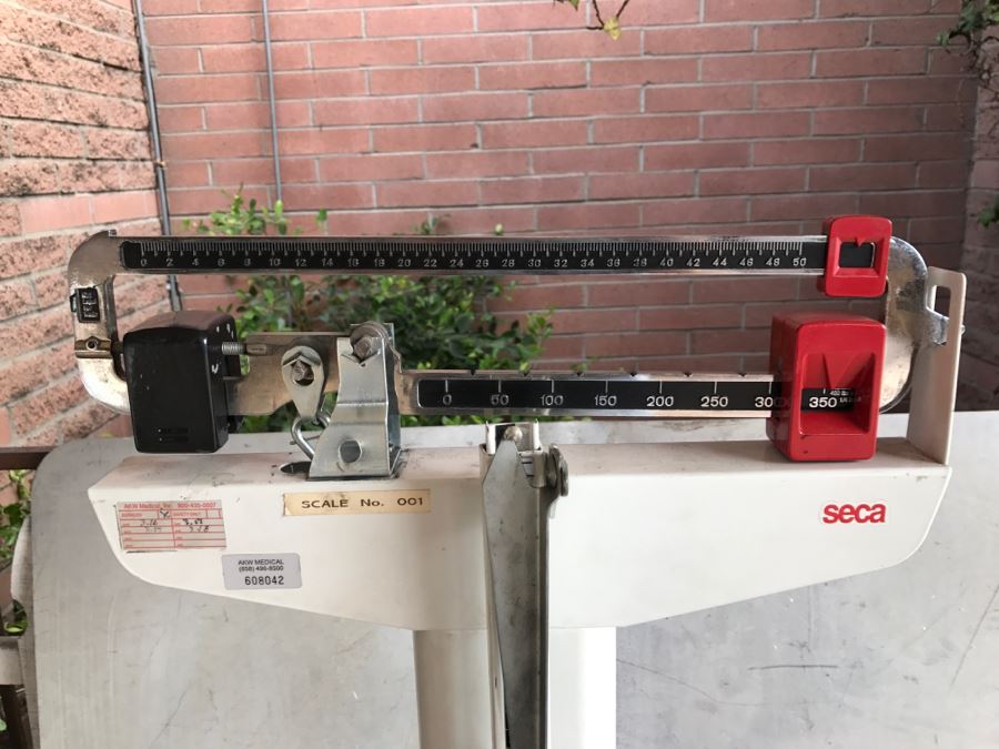 JUST ADDED - Seca Mechanical Doctor's Scale Weight And Height [Photo 3]