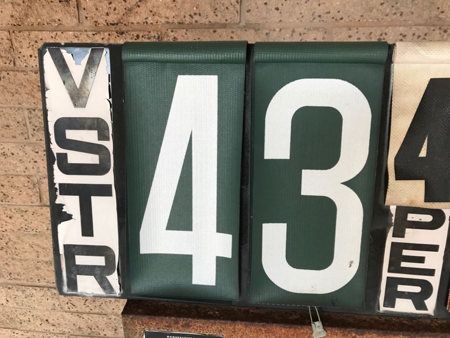 JUST ADDED - Portable Scoreboard Used For Water Polo At The Army/Navy Academy - West Coast Netting, Inc. Multi-Score Model 86 - Missing One Cord 38'W X 57'H [Photo 7]