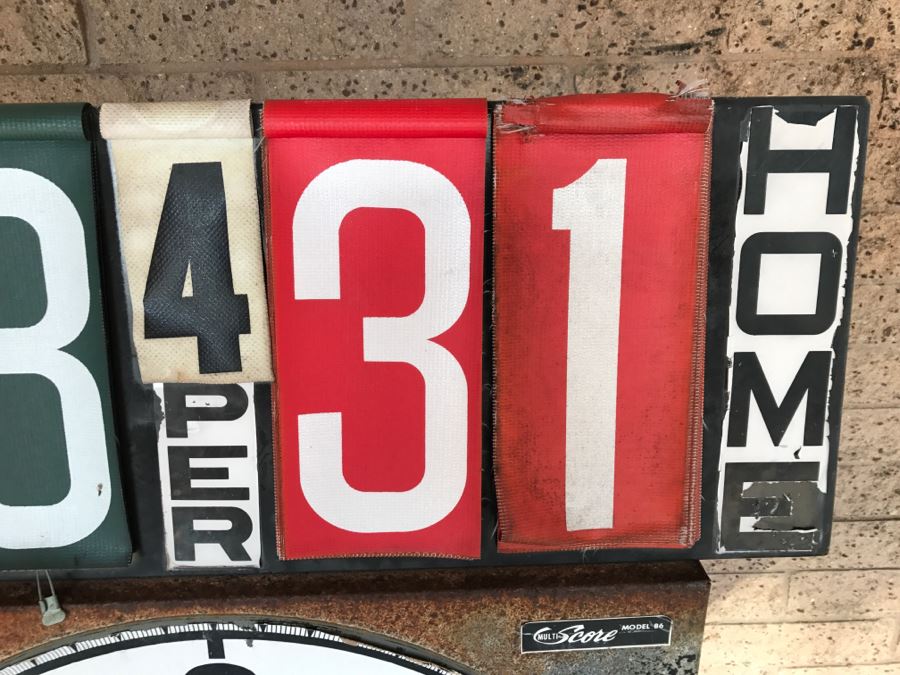 JUST ADDED - Portable Scoreboard Used For Water Polo At The Army/Navy Academy - West Coast Netting, Inc. Multi-Score Model 86 - Missing One Cord 38'W X 57'H [Photo 8]