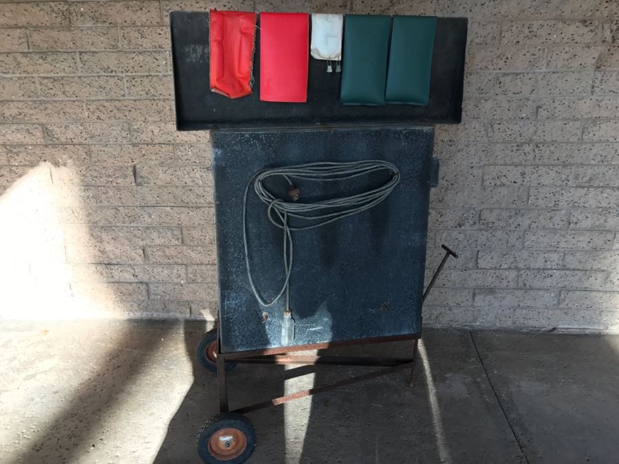 JUST ADDED - Portable Scoreboard Used For Water Polo At The Army/Navy Academy - West Coast Netting, Inc. Multi-Score Model 86 - Missing One Cord 38'W X 57'H [Photo 11]