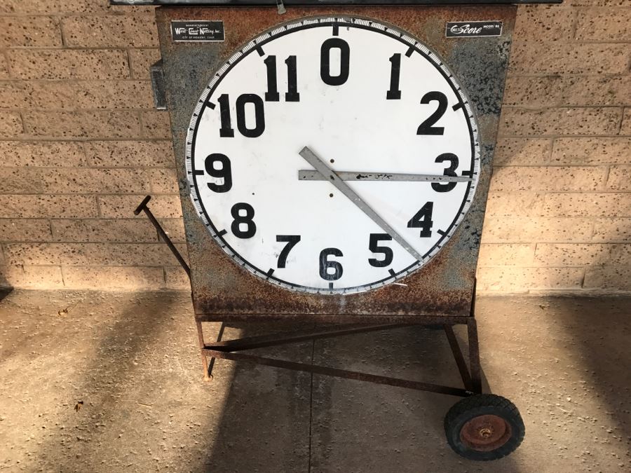 JUST ADDED - Portable Scoreboard Used For Water Polo At The Army/Navy Academy - West Coast Netting, Inc. Multi-Score Model 86 - Missing One Cord 38'W X 57'H [Photo 3]