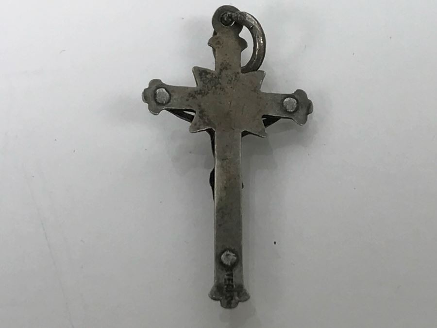 JUST ADDED - Sterling Silver Crucifix Cross Pendant 0.4g [Photo 8]