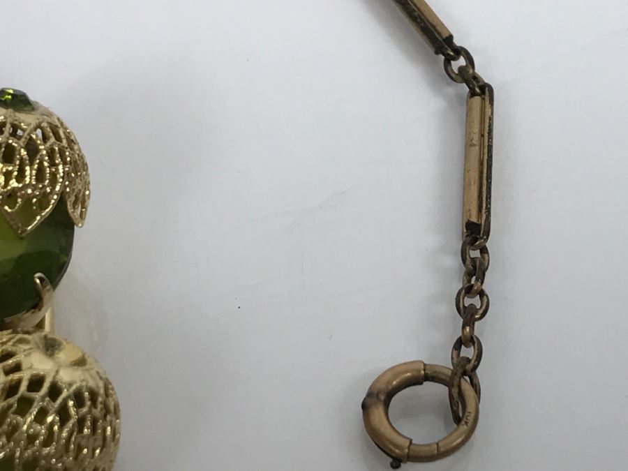 JUST ADDED - Assorted Collection Of Costume Jewelry Including Signed Brooches, Earrings, Ring, Necklace [Photo 12]