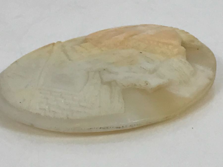 JUST ADDED - Pair Of Carved Shell Cameos - Larger Is Signed 6.2g [Photo 10]