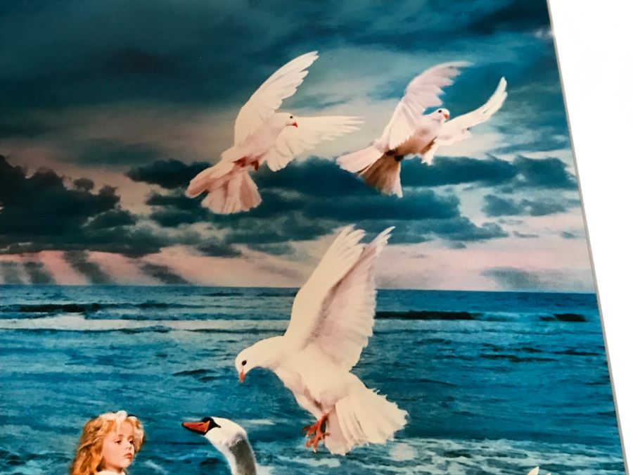 JUST ADDED - 1950s High Profile European Italian Actress Luigina 'Gina' Lollobrigida Hand Signed Digitally Enhanced Photograph Art Piece In Frame 26'W X 21'H [Photo 13]