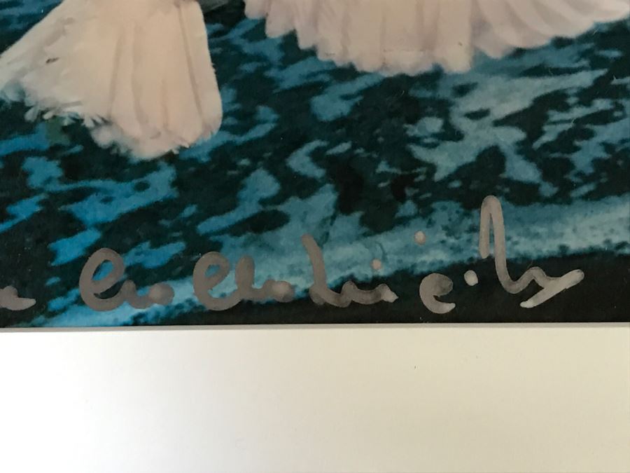 JUST ADDED - 1950s High Profile European Italian Actress Luigina 'Gina' Lollobrigida Hand Signed Digitally Enhanced Photograph Art Piece In Frame 26'W X 21'H [Photo 12]