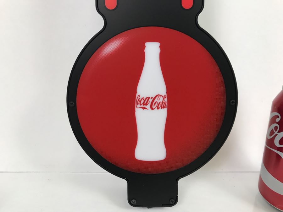 JUST ADDED - New With Opened Box Coca-Cola Vertical Open LED Sign Coke [Photo 6]
