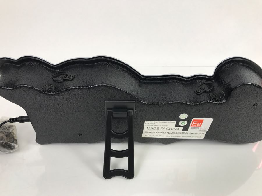 JUST ADDED - New With Opened Box Coca-Cola Mini Script LED Sign Coke [Photo 9]