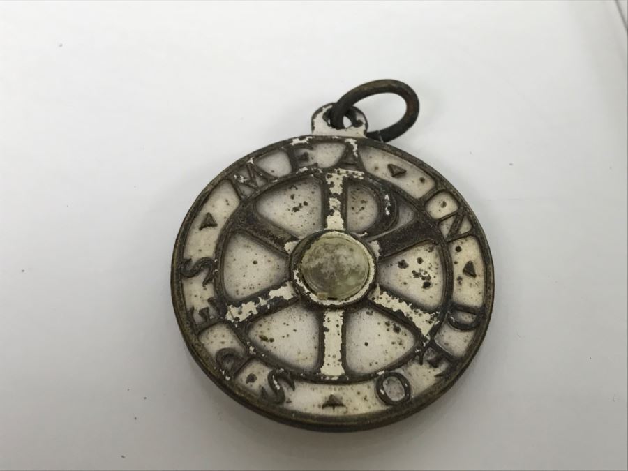 JUST ADDED - Collection Of Various Blackjack Pins, Buttons, Dunes Las Vegas One Dollar Chip, Wooden Trinket Boxes And More - See All Photos [Photo 16]