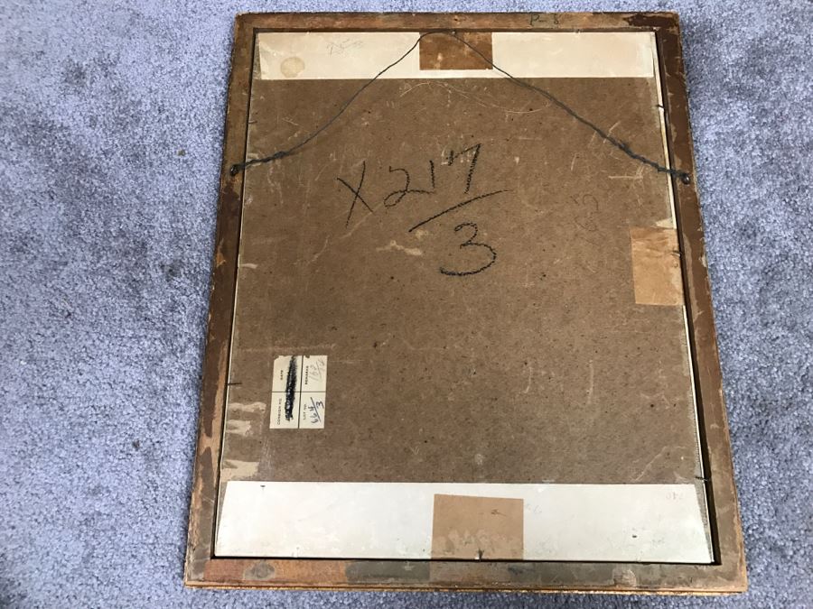 JUST ADDED - Old Portrait Engraving In Vintage Frame [Photo 18]