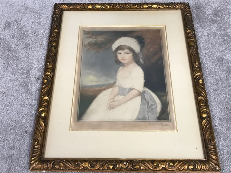 JUST ADDED - Old Portrait Engraving In Vintage Frame [Photo 16]