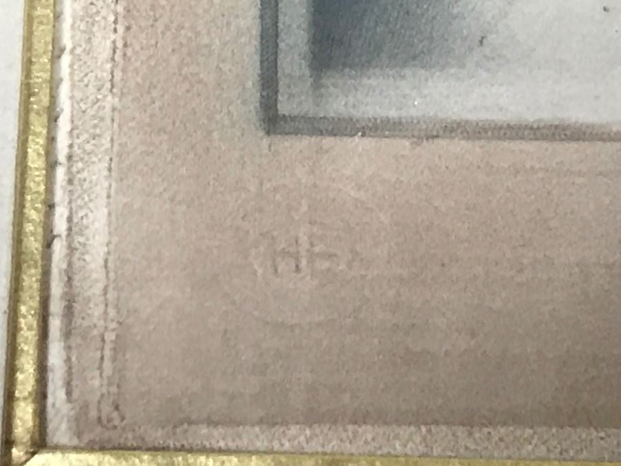 JUST ADDED - Old Portrait Engraving In Vintage Frame [Photo 19]