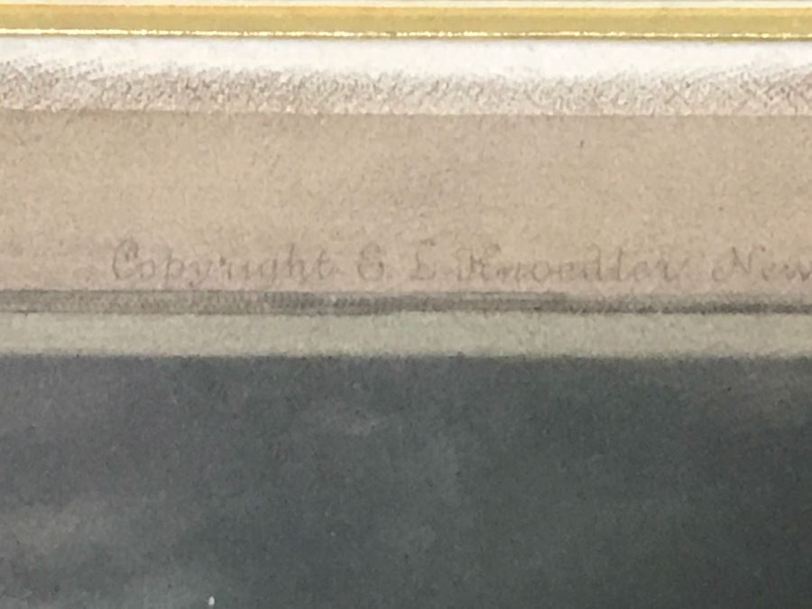 JUST ADDED - Old Portrait Engraving In Vintage Frame [Photo 13]