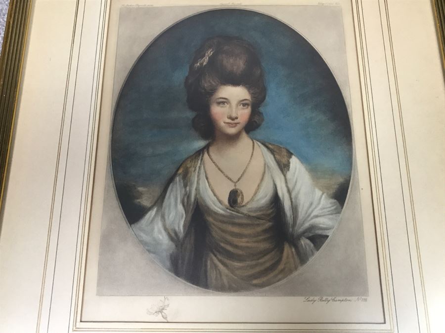 JUST ADDED - Framed Print Portrait Of Lady Betty Campton 15' X 18' [Photo 3]