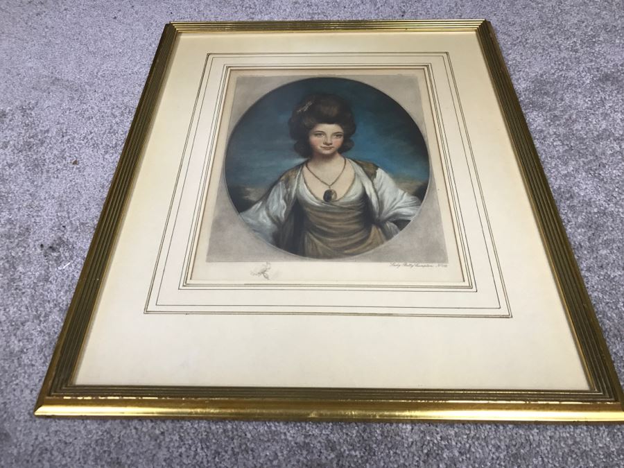 JUST ADDED - Framed Print Portrait Of Lady Betty Campton 15' X 18' [Photo 13]