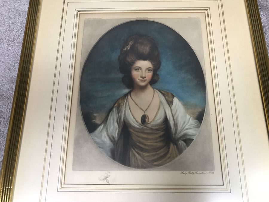 JUST ADDED - Framed Print Portrait Of Lady Betty Campton 15' X 18' [Photo 2]