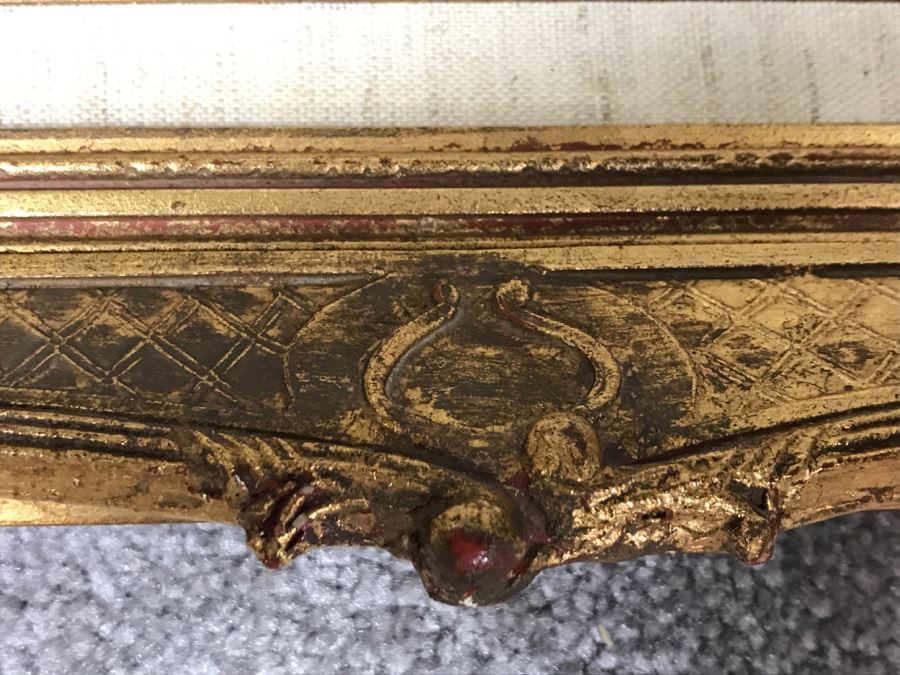 JUST ADDED - Vintage Gilt Wood Picture Frame 17.5' X 14.5' [Photo 5]