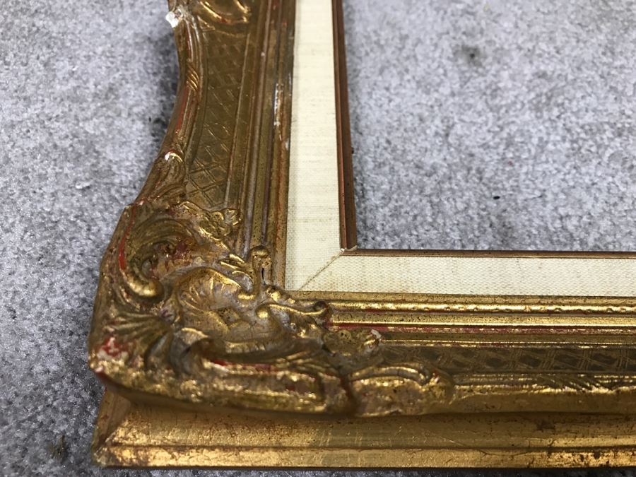 JUST ADDED - Vintage Gilt Wood Picture Frame 17.5' X 14.5' [Photo 4]