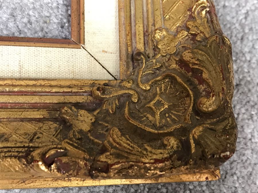 JUST ADDED - Vintage Gilt Wood Picture Frame 17.5' X 14.5' [Photo 6]