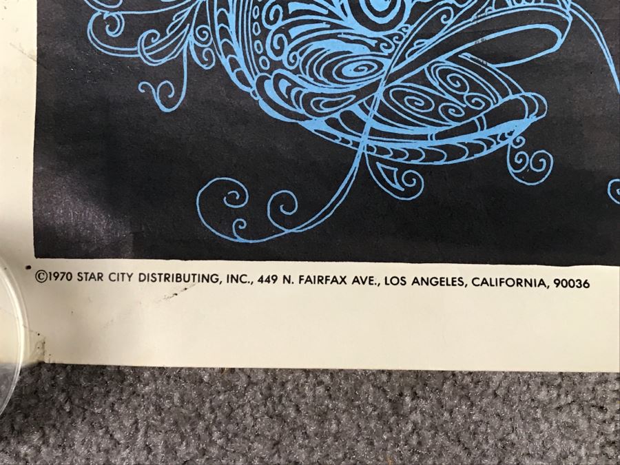 JUST ADDED - Vintage 1970 Hippie Peace Poster Titled 'Friendship Frigate' [Photo 9]