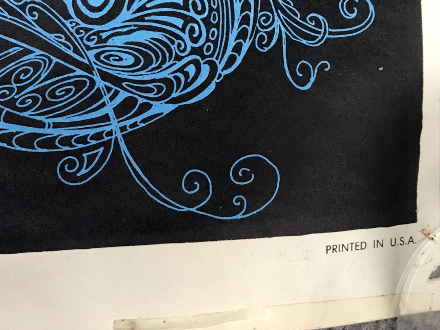 JUST ADDED - Vintage 1970 Hippie Peace Poster Titled 'Friendship Frigate' [Photo 10]