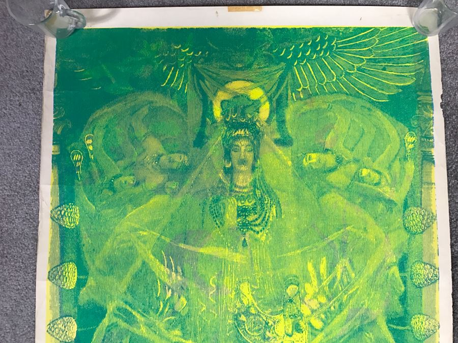 JUST ADDED - Vintage 1960's Psychedelic Poster Titled 'ASTARTE' [Photo 3]