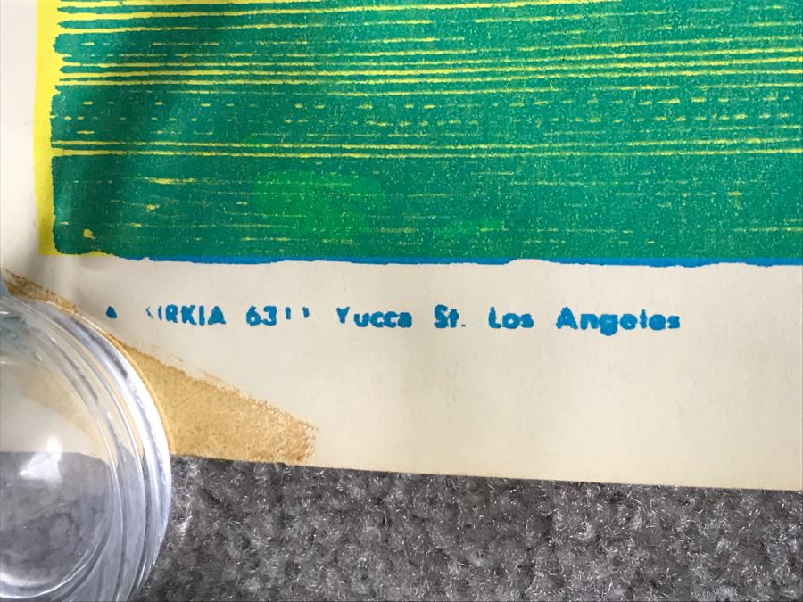 JUST ADDED - Vintage 1960's Psychedelic Poster Titled 'ASTARTE' [Photo 14]