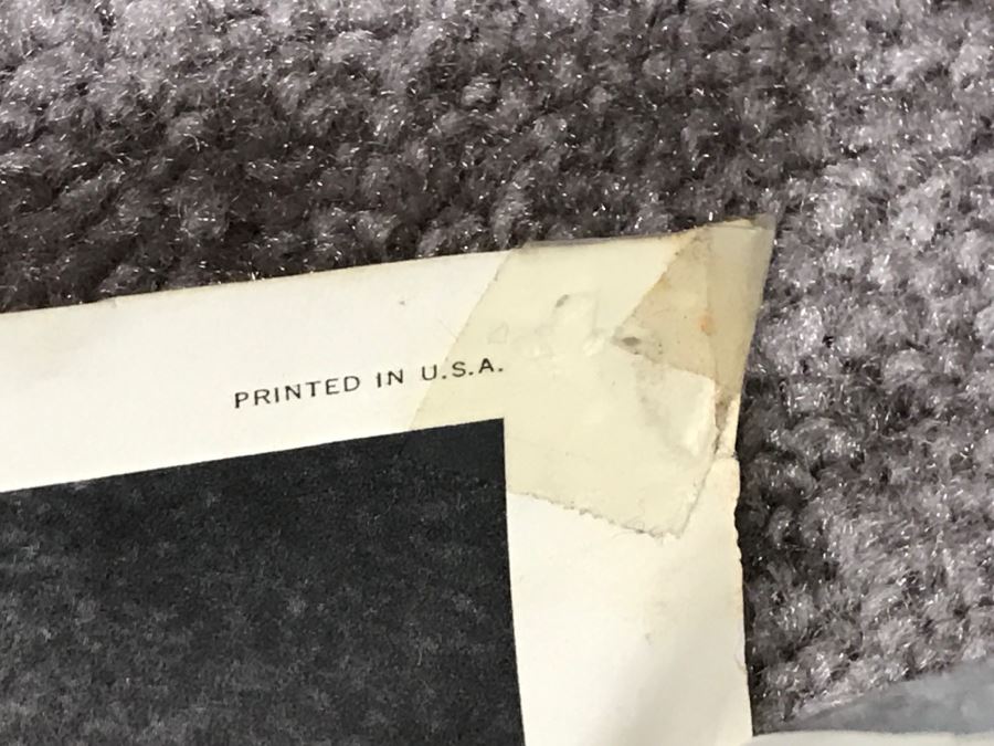 JUST ADDED - Vintage 1972 B&W Motorcycle Racing Poster Photographer Richard H. Creed Thought Factory [Photo 8]