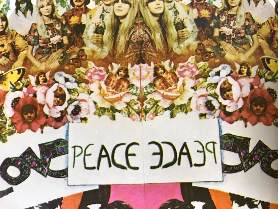 JUST ADDED - Vintage Beatles Poster 'It's Love That Makes The World Go Round.' Campus Book Club PG176 [Photo 11]