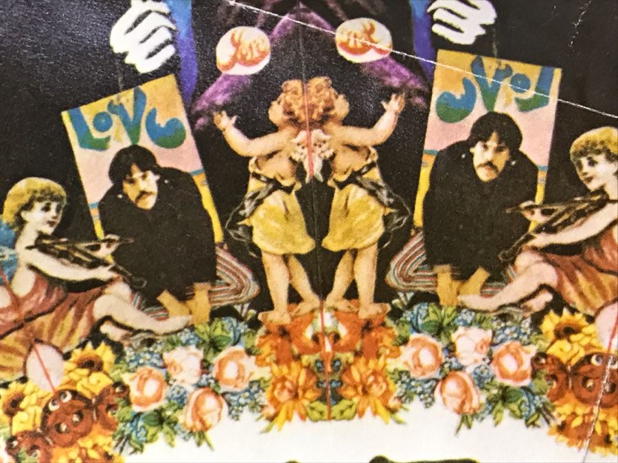 JUST ADDED - Vintage Beatles Poster 'It's Love That Makes The World Go Round.' Campus Book Club PG176 [Photo 14]