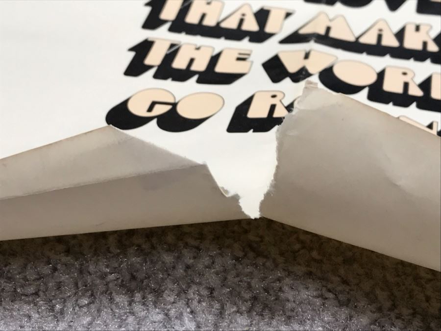 JUST ADDED - Vintage Beatles Poster 'It's Love That Makes The World Go Round.' Campus Book Club PG176 [Photo 17]