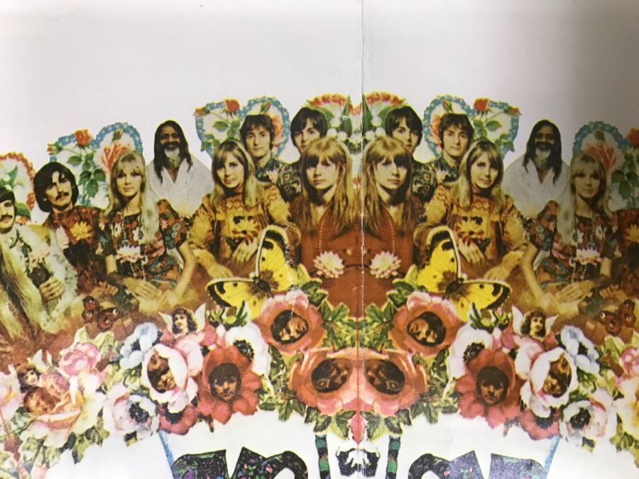 JUST ADDED - Vintage Beatles Poster 'It's Love That Makes The World Go Round.' Campus Book Club PG176 [Photo 6]