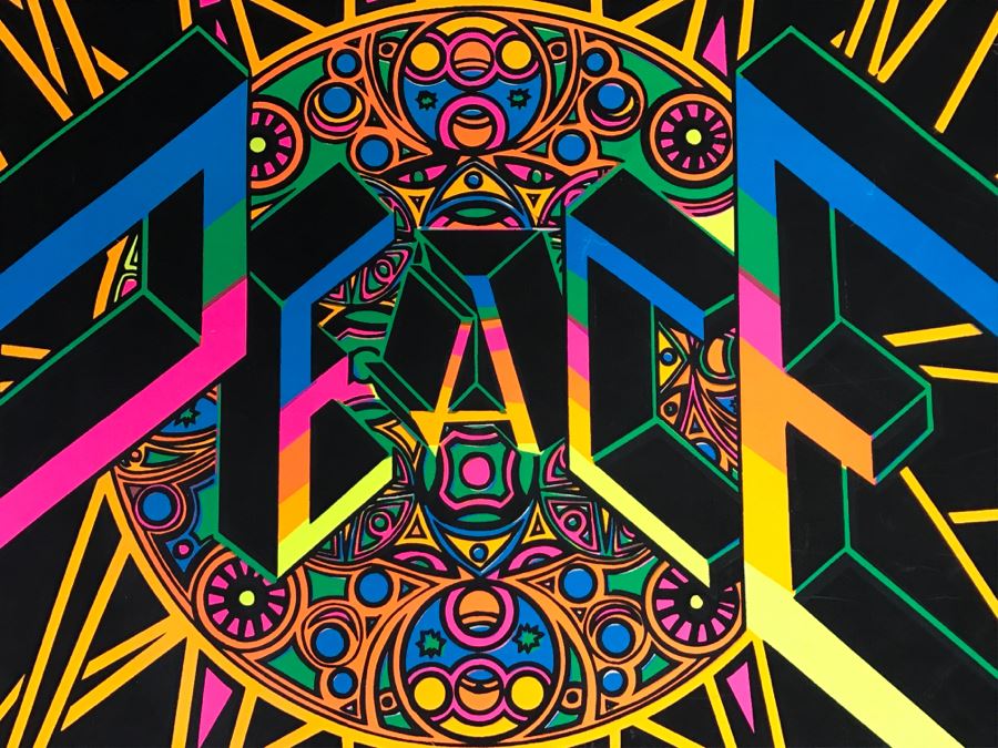 JUST ADDED - Vintage Psychedelic Peace Poster 'Arcturus Coma' Tom Korpalski [Photo 4]
