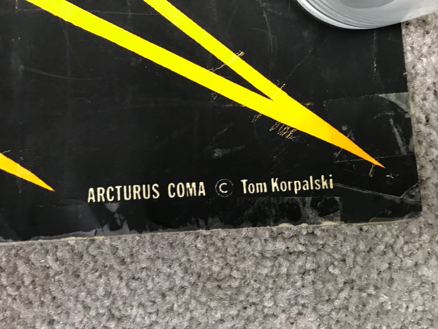 JUST ADDED - Vintage Psychedelic Peace Poster 'Arcturus Coma' Tom Korpalski [Photo 7]