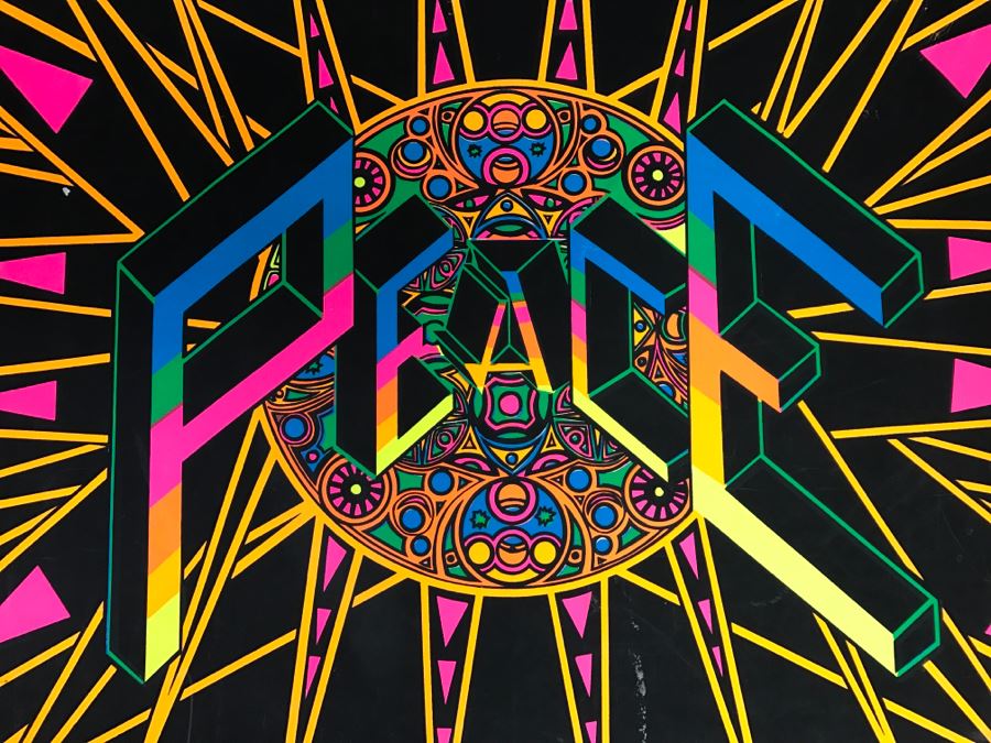 JUST ADDED - Vintage Psychedelic Peace Poster 'Arcturus Coma' Tom Korpalski [Photo 3]