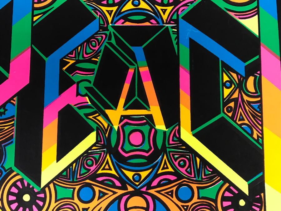 JUST ADDED - Vintage Psychedelic Peace Poster 'Arcturus Coma' Tom Korpalski [Photo 5]