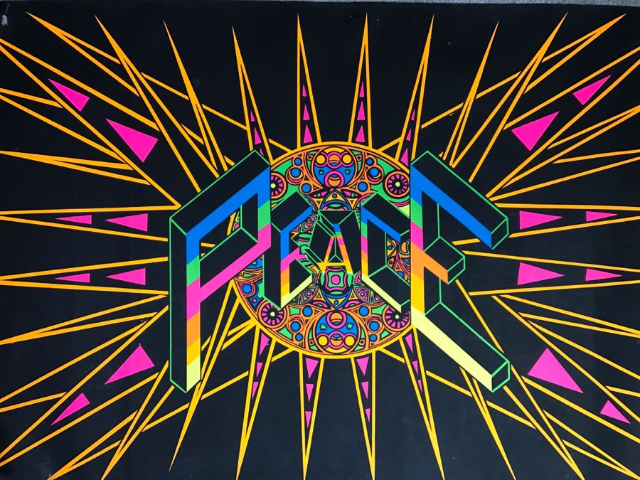 JUST ADDED - Vintage Psychedelic Peace Poster 'Arcturus Coma' Tom Korpalski [Photo 2]